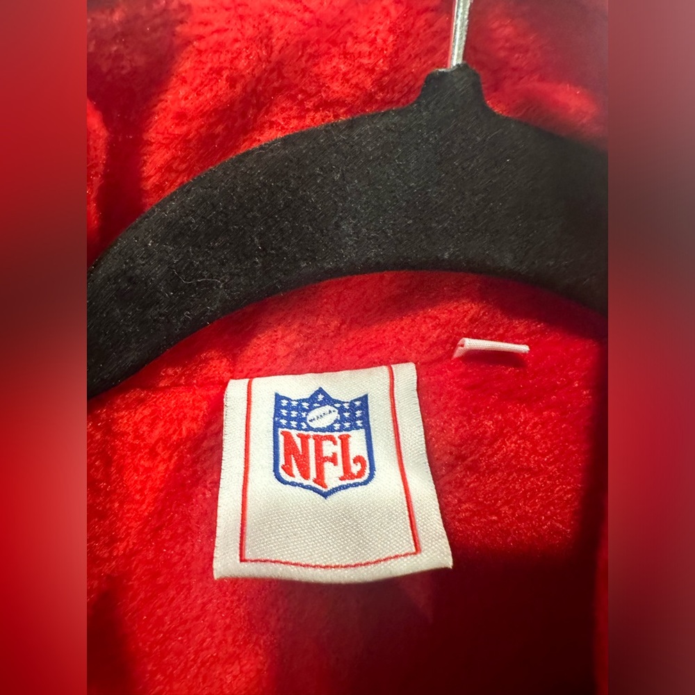 NWT Vintage Men’s NFL Canon Official Camera Red Full Zip Fleece Vest- Size XL - Picture 3 of 12